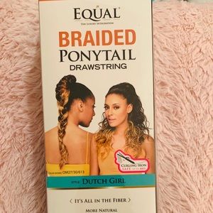 Brand new braided ponytail